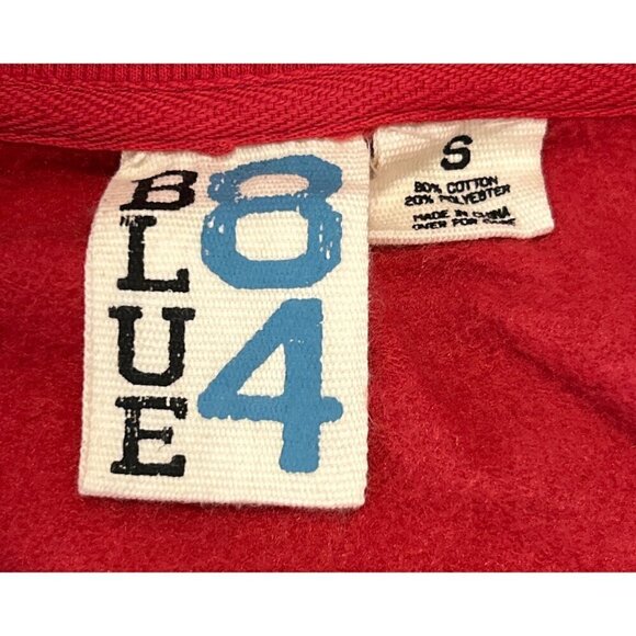 Blue 84 Unisex 2017 Kansas Jayhawks Quarter Zip Sweatshirt Red Size S NW - Picture 5 of 7